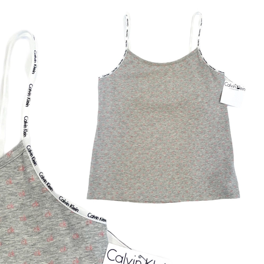 CALVIN KLEIN Colorful Camisole with Built in Bra - Size Medium